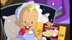 Anuncio de Antiu Xixona con el eslogan 'Queremos turrón, turrón, turrón' de los años 80.